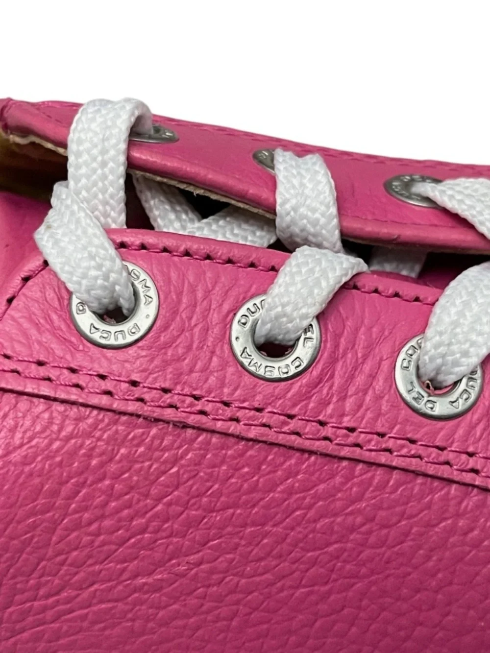 Duca Del Cosma Festiva Pink Leather Golf Sneakers Women’s 9.5 EU 41